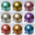 12 Inch 100x Metallic Latex Thick Party Balloons Helium Float Baby Shower Party