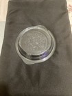 Vintage Fire King Clear Etched Glass Pie Baking Dish Sunburst