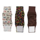 3pk Reusable Washable Male Dog Wraps  Belly Band For Male Dog Diapers