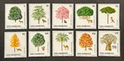 Travelstamps  San Marino Stamps 1979 Trees Scott  960-961  Sg 1197-1206 Mnh Og