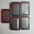 Lot Of 5 Vintage American Airlines Silver Playing Cards - Sealed shrinkwrap