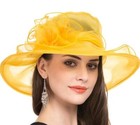 Saferin Women s Organza Church Fascinator Bridal Tea Party Wedding Hat Freeshipp