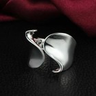925 Sterling Silver Ring For Women Minimalist Simple Big Open Ring Party Jewlery