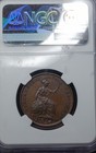 1858 7 Great Britain 1 2 Penny Ngc Ms 63 Bn