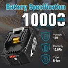 2pack For Makita 18volt 10 0ah Lxt Li-ion Battery Bl1860b Bl1830 Bl1850  charger