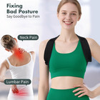 Posture Corrector For Women And Men  Adjustable Back Brace For Spine Alignment  
