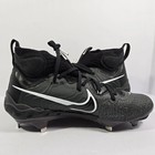 Nike Alpha Huarache Nxt Metal Baseball Cleats Black White Dj6517-010 Mens Size