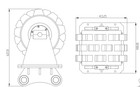 Heavy Equippment 305 Compaction Wheel  Attacment Fits Cat Excavator Sales In Usa
