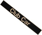 Name Plate For Club Car Ds Emblem Black Gold For Golf Cart-18  X 2 24 