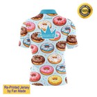 Personalized Name - Brunswick Blue Doughnut Bowling Jersey Shirt All Size