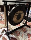 Zildjian 12  Traditional Gong Table-top Stand Set - Multicolored