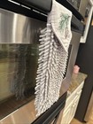 Norwex Chenille Hand Towel Heathered Oatmeal Pinecone Microfiber Bath Kitchen