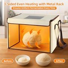 Foldable Bread Proofing Box With 50   113    Temperature Control   12h Timer  
