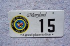 Hyattsville Maryland Police License Plate   15
