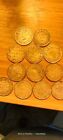 Canada Penny Lot Of 12 All Over 100 Years Old