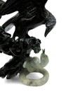 Hand Carved Stone Eagle And Snake Sculpture Figurine Decor 8 