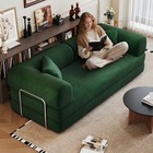 Convertible Sleeper Sofa Bed Modular Floor Couch Loveseats W pillow Back Support