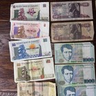 Huge Lot Of Vintage antique Paper Money Foreign Currency 41 Banknotes