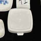 Vintage Play Dish Set 3 Plates Pan And Metal Pot  t1 