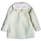 Nwot Mole Fairytale Girls Lined Coat Fur Collar   Pockets Size 6 Large Green