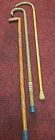 3 Antique Wood Walking Canes