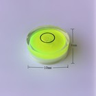 10pcs Bubble Spirit Level Degree Mark  10x6mm Mini Circular Bullseye Level Incli