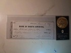 1847 Bank Of North America Antique Check Draft Philadelphia Pa Rhody   Free Gold