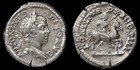Caracalla On Horseback  Extremely Rare In Ric Roman Empire Silver Denarius Coin
