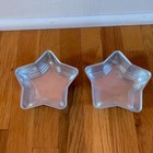 Set Of 2  Vintage Antique Cottagecore Star Cake Pan Cupcake Tin Tray Bowl Dish