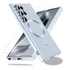 For Samsung Galaxy S24 Ultra Mag Safe Case Glass Camera Lens Film tempered Glass