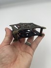 Vintage Brass Souvenir Napkin And Letter Holder From Israel