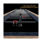 9ft Modern Industrial Shuffleboard Table Includes Accessories To Get You Playing