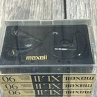 Rare Maxell Headphones In Cassette Shaped Case  Xlii 90 4 Pack Sealed Tapes