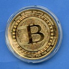 Anonymous Bitcoin 1oz Silver Proof Guardian 24k Gold Finish Limited Edition  89