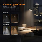 Lepower Clip On Light reading Lights book Light desk Lamp Color Changeable night