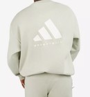 Mens Adidas Basketball Halo Green Fleece Crew Sweatshirt   Ia3434   Sizes Xs - L