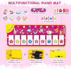 Floor Piano Mat  Toddler Toys Musical Mat  Keyboard Floor Playmat 39 5  Electron