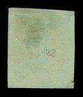 Chile 1855 Columbus - London 2nd Print 5c Brn Red Sc  8 Used  constitucion  Cxl