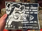 The Locust Arab On Radar The Lot Six Flyer Rare Rock   