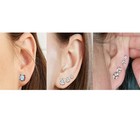 Titanium Screw Back Surgical Stainless Steel Stud Earrings For Women Men