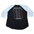2017 Metallica Now That Were Dead Concert Tour Baseball Raglan Tee 2xl Shirt Xxl