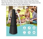 Fly Fans For Tables  Fan Outdoor Indoor Keep Flies Away  Black 4 Pack 