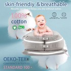Grey Corduroy Baby Lounger Replacement Cover For Dockatot Deluxe  100  Cotton