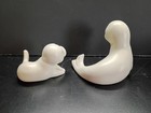 Miniature Seal Pair Figurines Pair Ceramic Brown Ocean Pacific Nautical Water