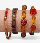  Vintage 4 Pc Set Bracelets - 60 s Style