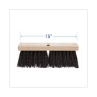 Boardwalk 73160 6 25  Polypropylene Bristles 16  Street Broom Head - Brown New