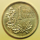 Mw31383 Lithuania Silver Litas 1925   Km 76  Xf