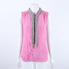 Balenciaga Silk Sleeveless Top Pink Used Size 38 55 Official
