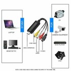 Usb 2 0 Audio Video Vhs Vcr To Dvd Converter Capture Card Adapter Digital Format