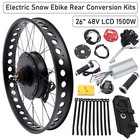 26x4 0   Fat Tyre 48v Electric Bicycle Conversion Kit E-bike Hub Motor Lcd 1500w